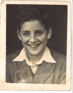 Tom Williams aged 13, circa 1954   